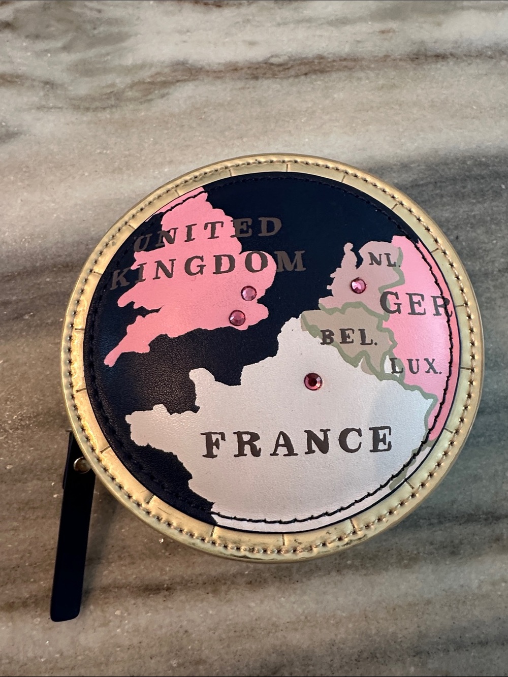 KATE SPADE EXPAND YOUR HORIZONS GLOBE COIN PURSE
